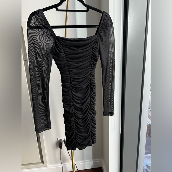 Leith mesh lined tight long sleeved dress - Picture 5 of 5